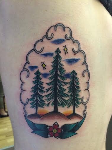 oregon tattoo by Jen Godfrey: TattooNOW